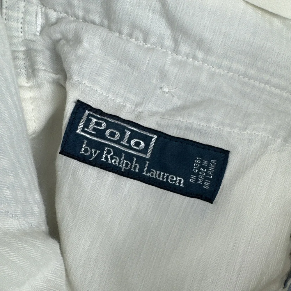 Polo Ralph Lauren Mens Seersucker Chino Pants fits 35*32 Coastal Preppy Derby